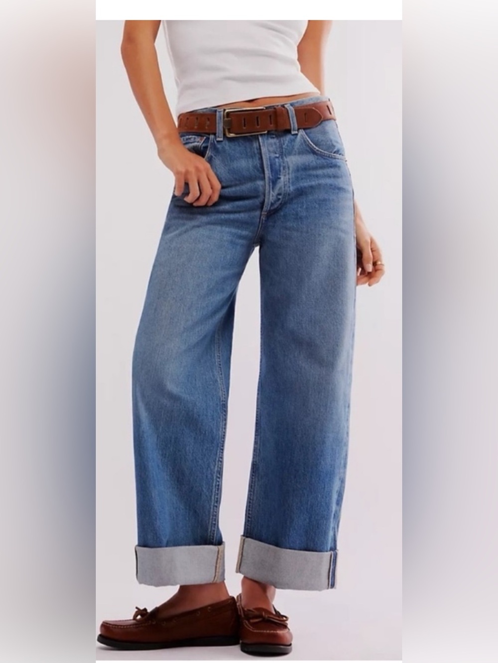 Citizens Of Humanity Ayla Wide Leg Jeans in Brielle Wash size 28
